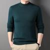 Spring and Autumn Men's Semi-high-necked Sweater Men's Casual Men's Sweater Bottoming Shirt Men's Long-sleeved Dad's Dress