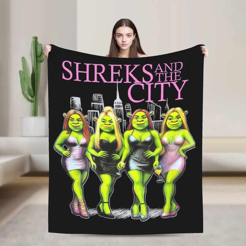 Father Farquaad Shreks Blankets Coral Fleece Plush Autumn Multifunction Soft Throw Blanket for Home Couch Plush Thin Quilt