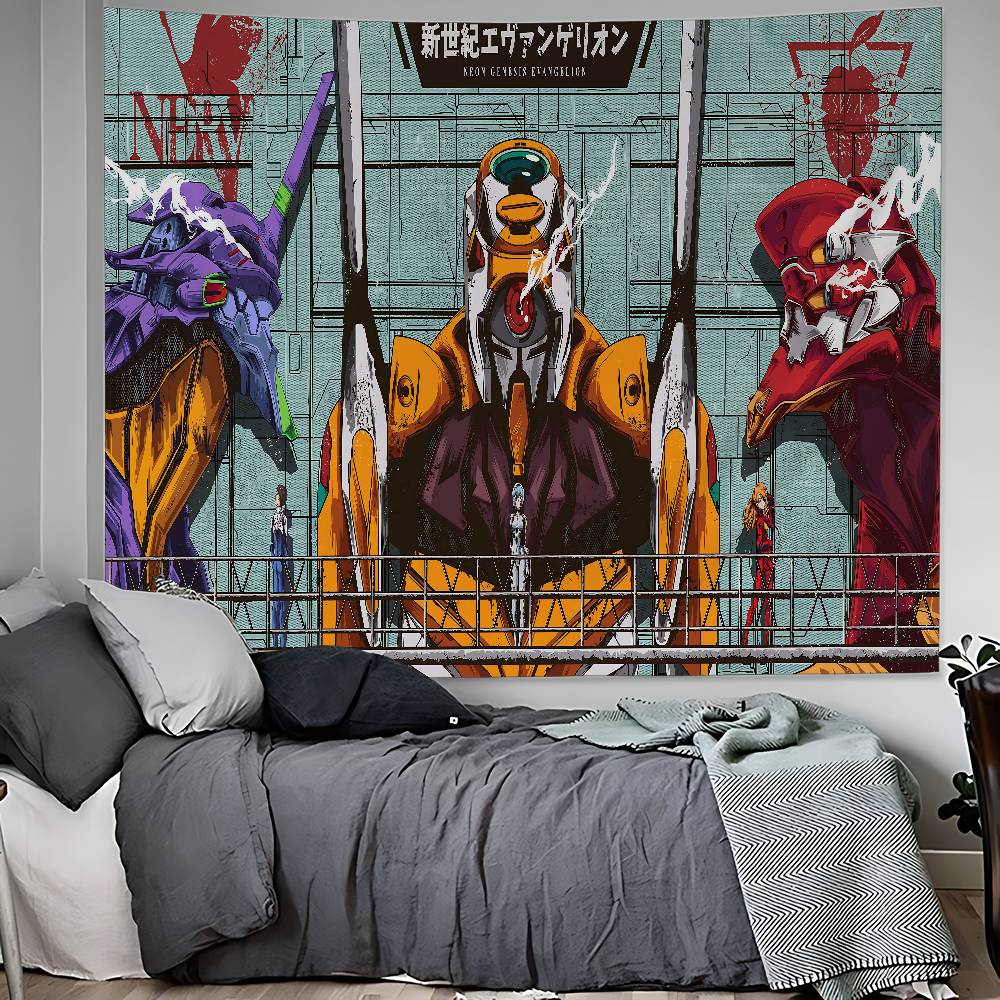 Hot NNeon GGenesis EEvangelion DIY Wall Tapestry for Living Room Home Dorm Decor Wall Art Decor