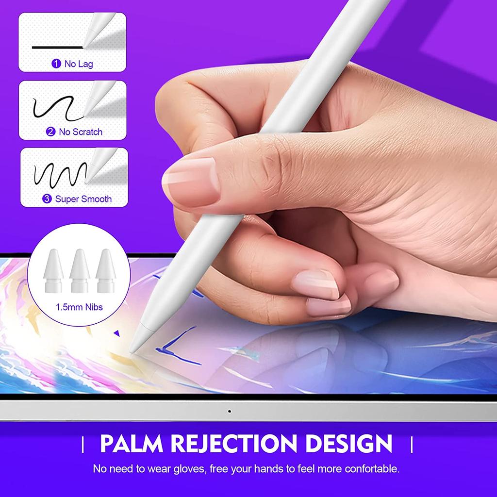 Стилусы для iPad Apple Pencil Универсальная сенсорная ручка для Xiaomi HuaWei IOS Lenovo Магнитная чувствительность к наклону Отклонение ладони