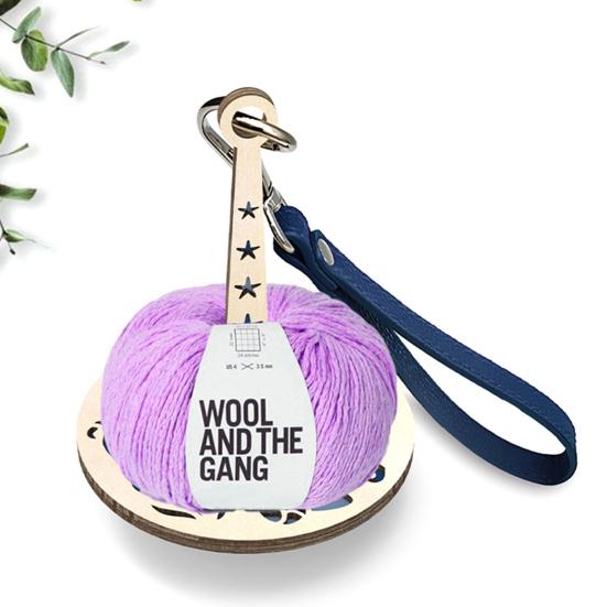 Держатель пряжи на запястье, портативный деревянный прядильщик пряжи, держатель клубков пряжи для вязания крючком, органайзер для хранения пряжи с браслетом