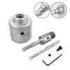 30-68mm Wall Hole Saw with Round Shaft Fast Drilling Hammer Drill Bit Set Concrete Wall Hollow Drill Bit