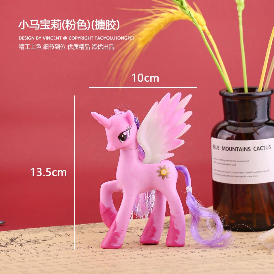 Новые плюшевые игрушки My Little Pony Сумеречная Искорка Пинки Пай Редкость Флаттершай Эпплджек Радуга Дэш Мягкая кукла Детский Рождественский подарок Обнимательная Пушистая 2