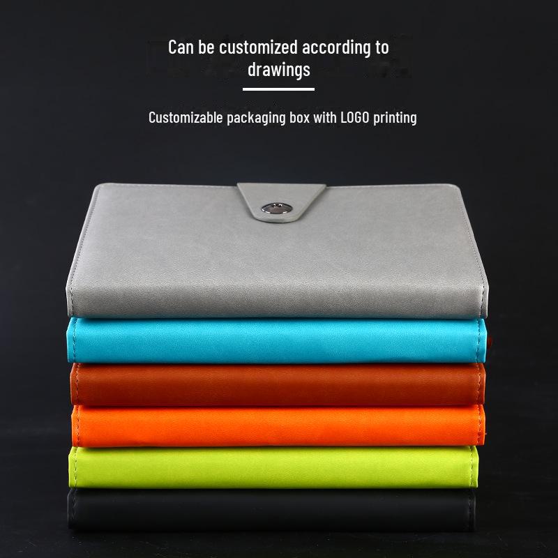 Блокнот формата А5 с магнитной застежкой — персонализированный деловой и офисный ежедневник