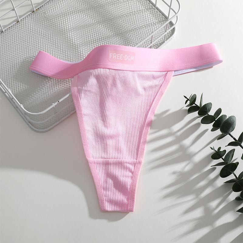 FINETOO 1 шт. бесплатные стринги женские бесшовные трусики женские сексуальное нижнее белье с низкой талией однотонные стринги дышащие Т-образные женские трусики