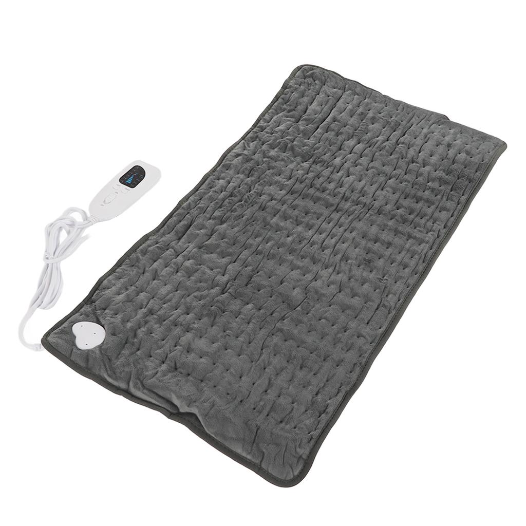 Electric Heating Pad Relieving Back Pain Wet Compress Keeping Warm Dark Grey Washable Heating Pad