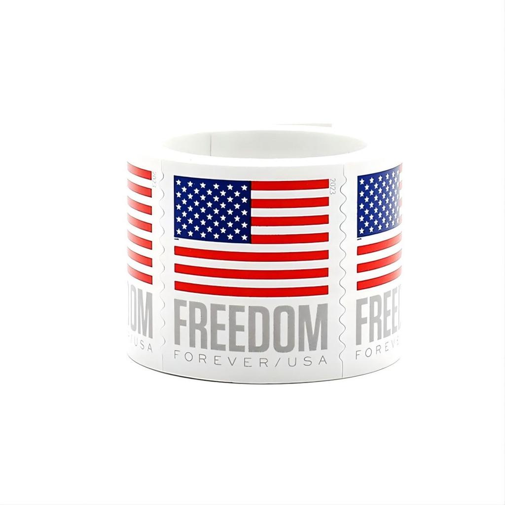 100 Pieces U.S. Flag Forever Stamps U.S. Flag Stamps ,2023 ,