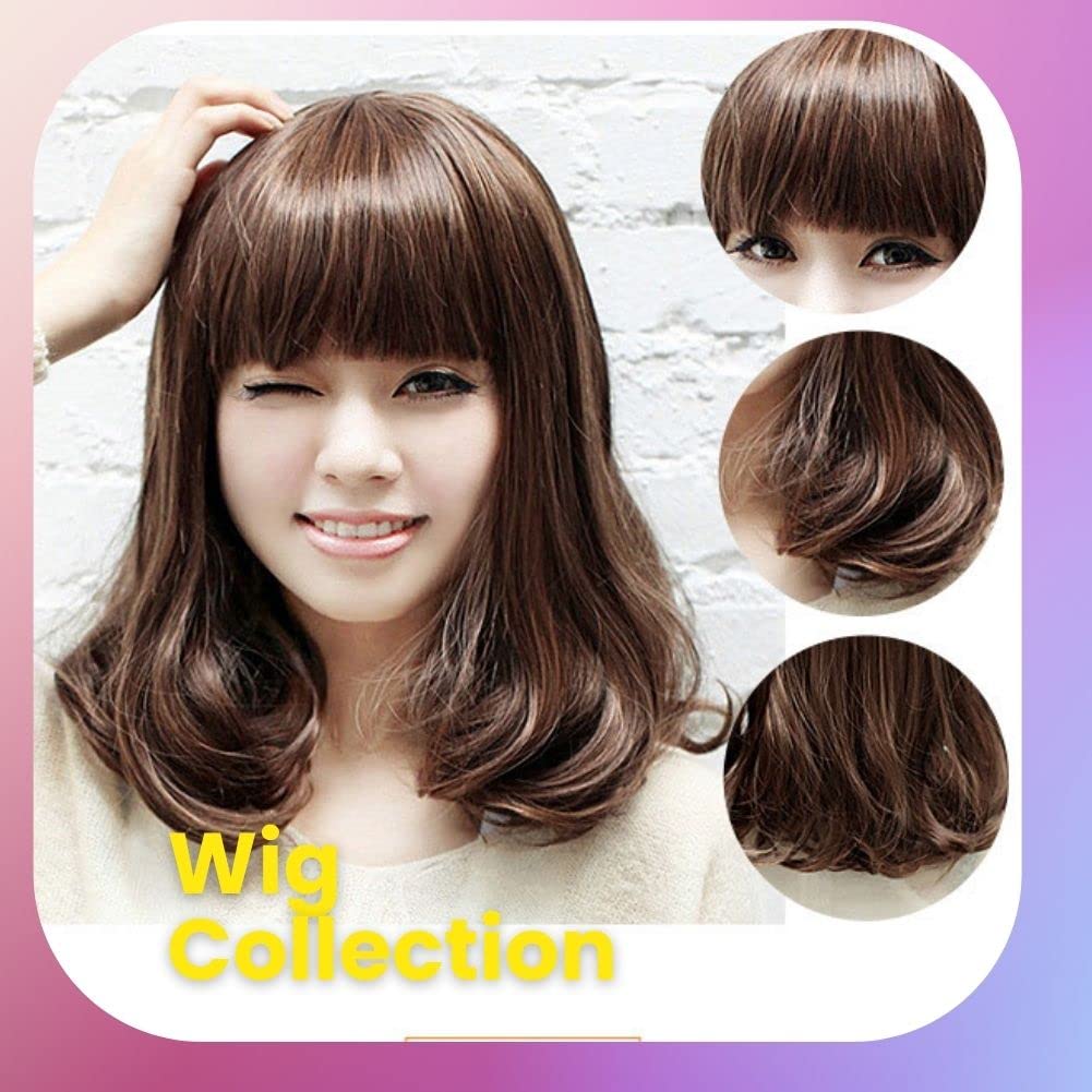 Женский легкий парик COLSUNOR средней длины с внутренней основой, кудрявый и волнистый, с сеткой, полный парик, стиль кудрявый боб (Желтое золото)