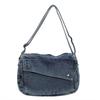 Elegant Jeans Shoulder Bag For Men And Women Casual Crossbody Bag Fashionable Satchel With Adjsutable Strap  Light Blue