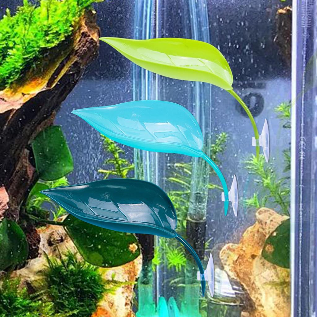 Suction Cup Frog Perch Fish Resting Leaves Reptile Decorations Frog Tank Terrarium Enhancer Turtle Terrace Reptiles Basking