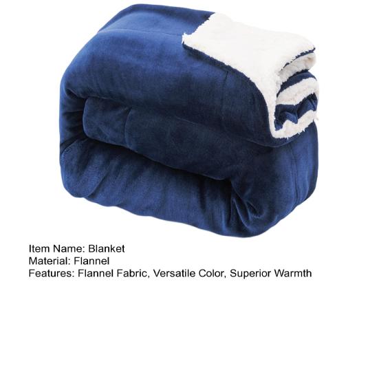 Yousheng Фланелевое одеяло Утолщенное Двухслойное Удобное на ощупь Одеяло Эластичный край Зимнее Теплое Плюшевое Одеяло Накидка на диван