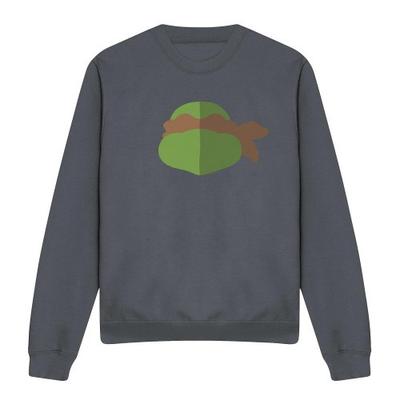 Teenage Mutant Ninja Turtles Толстовка унисекс для взрослых с изображением лица Микеланджело