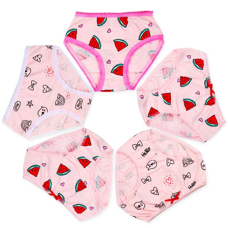 5 PCS/lot Girl Baby Underwear Briefs Children Panties Kids Clothes 4 PCS/lot
