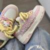 Explosive Change Niche Original Dopamine Kitty Cat Little White Shoes Female New Student Platform Bread Shoes Board Shoes
