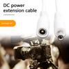 Кабель-удлинитель питания постоянного тока для бытовой техники, штекер 5,5x2,1 мм - гнездо 5,5x2,1 мм, силовой провод для бытовых электроприборов