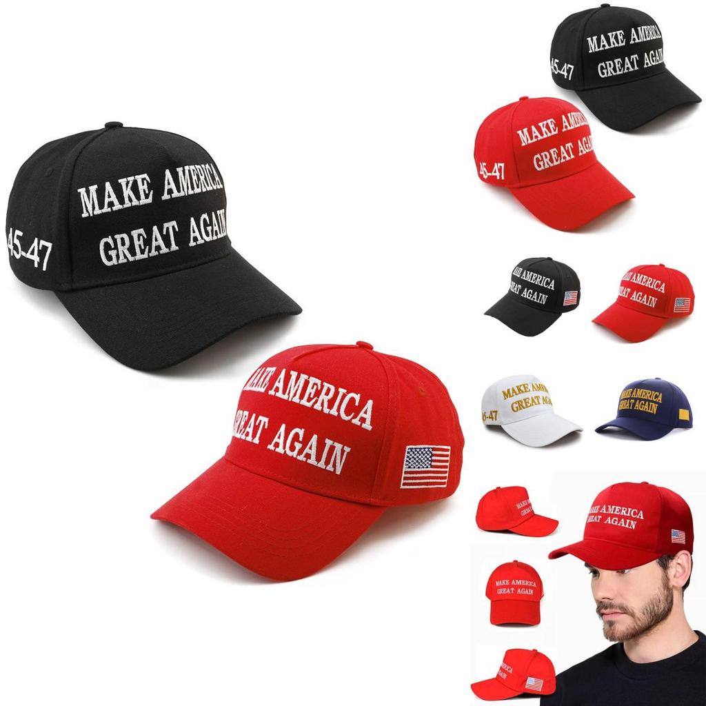 Трендовая бейсболка Make America Great Again классического красного цвета для летней моды