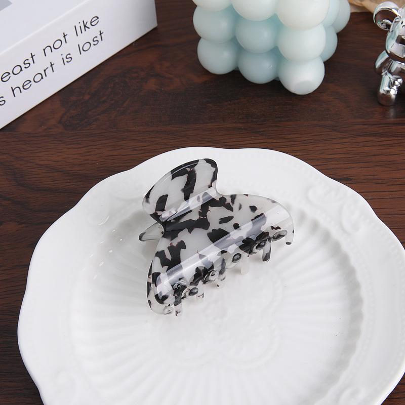 Высококачественная французская имитация ацетата заколка для волос «Маленький монстр» - Элегантная маленькая заколка-акула для женской прически