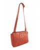 Sac besace - Le Temps des Cerises - NOMAD - PU - Couleur corail - Bandoulière réglable