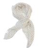 Spring and Summer New Thin Silk Chiffon Silk Scarf Women's Simple Atmospheric Polka Dot 100 Mulberry Silk Silk Scarf Breathable Scarf