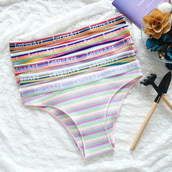 Fashion Lady Underwear Letter Print Soft Quick Dry