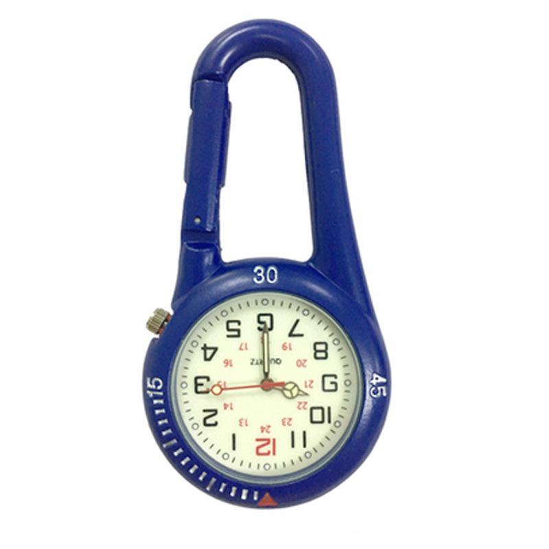 Светящиеся уличные часы-карабин: Удобные рюкзачные или карманные часы для пожилых людей и студентов