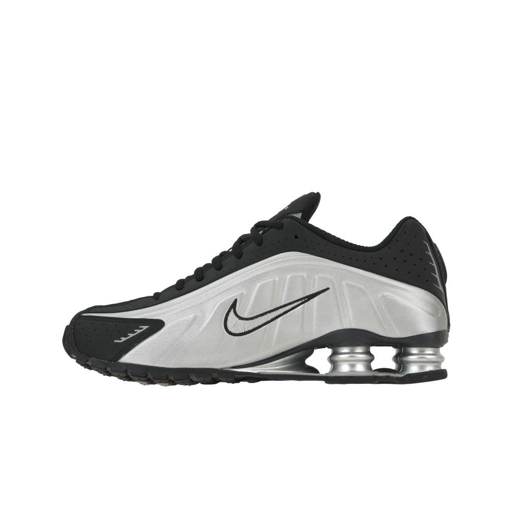 Nike Кроссовки унисекс Shox R4 Металлик Серебристый Черный HQ1988-007