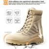 Fashion High-Performance Tactical Boots for Men Black Waterproof Outdoor Hiking Boots Anti-Slip Military Boots