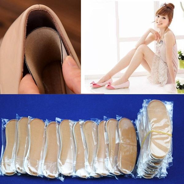 5Pairs/set Sticky Fabric Shoe Back Heel Inserts Insoles Pads Cushion Liner Grips
