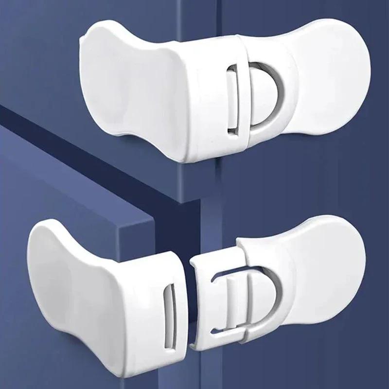 Baby Safety Accessories Buckle for Child Baby Safety Drawer Lock Security Protection Anti-Pinching Hand Cabinet Drawer Lockers