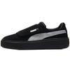(WMNS) Туфли на платформе со ремешком атласные черные женские 366009-02
