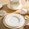 Jingdezhen White Ceramic Tableware  Dishes and Plates Hotel Western Restaurant Ceramic Plate
