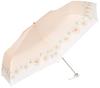 Umbrella MOONBAT PAUL JOE Chrysanthemum Umbrella Folding Umbrella with Logo Peach Rib 55cm [Moonbat] & 21-113-10172-02-41-55 Length Approx.