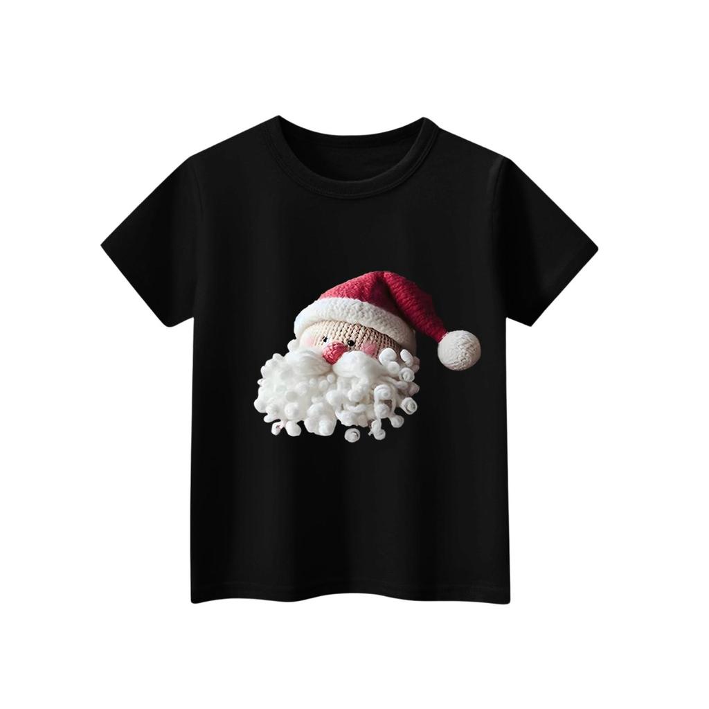 Children's Short Sleeve Neck T-Shirt Animal Print Daily Casual Top