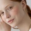 (Серебро 925 пробы) Серьги-пусеты Petit Fleur EC3220