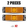 2/4/10pcs 4 LED Side Marker Lights Clearance Lamps Indicator Lamp Signal Light  For Truck Trailer Van Pickup Boat 12V 24V
