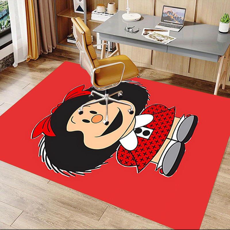 1pc Mafaldas Adventure Carpet for Playroom Bedroom Living Room Sofa Home Decor,kids Game Area Rug Non-slip Floor Mat Y73038