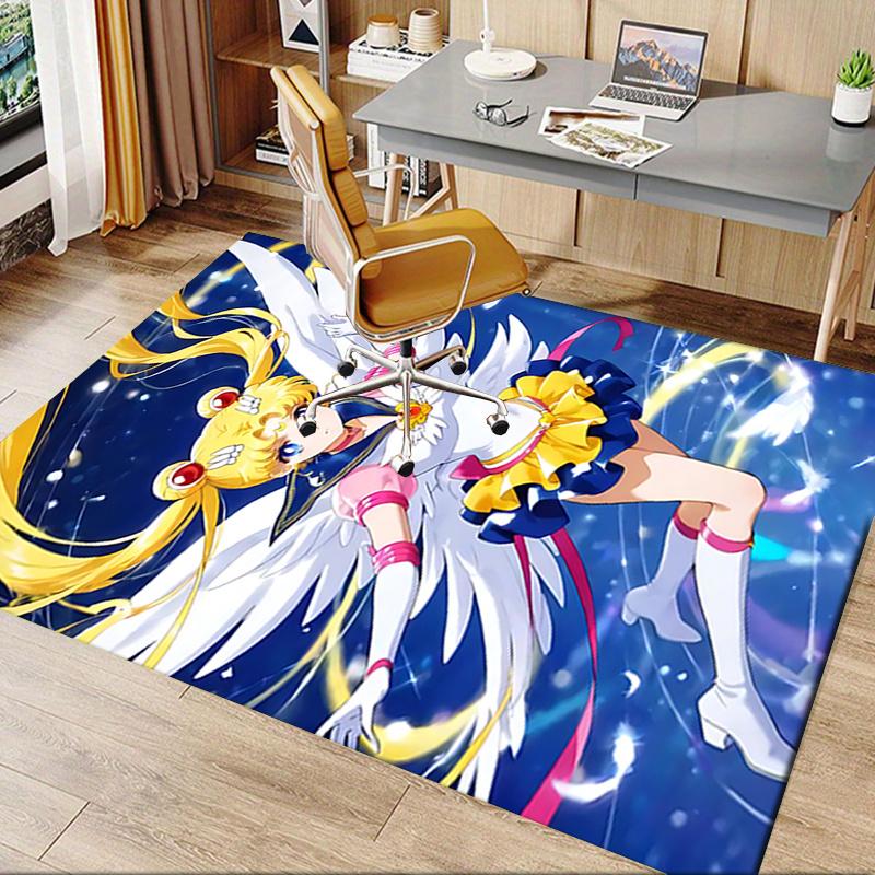 Sailor Moon Office Chair Mat: Magical Home Decor , Office Rug , Gift for Any Room.122313a