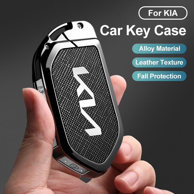 cnkymb1 Zinc Alloy Car Remote Car Key Case Cover for Kia KN EV9 Picanto GT Line Carnival Seltos Sorento Morning K5 KA4 EV3 2024Accessory