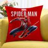 Anime Figure Marvels Spider Man Print Pillow Covers Cartoon Sofa Decorative Home Double-sided Printing Cute Cushion Cover