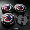 Hot For BMW M  4Pcs 56mm-68mm Car Wheel Center Caps For BMW Alpina M X1 X3 X5 X6 X7 E60 E92 E71 E70 E46 F34 G30 G70 G08 G05 G06 G01 G02 G31/G38
