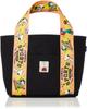 Snoopy Tote Bag Shoulder Handle Stylish Sub Bag Shopping Bag Canvas Durable Made In Japan Character Cute SNOOPY Sports Black M Width 42 X Height 28 X