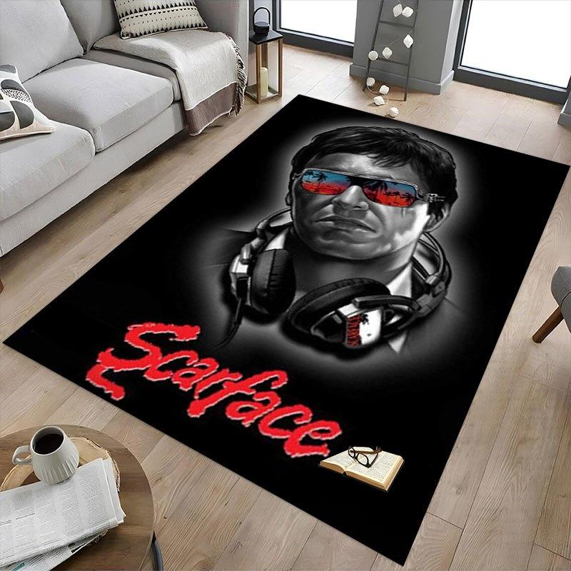 1 шт. Коврик для офисного кресла Scarface, Мягкий, Удобный, Всесезонный, Идеально подходит для дома, спальни или офисного декора, Идеальный подарок для