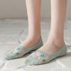 Women Mesh Flower Socks Silicone Anti-slip Invisible No Show Socks Summer Ultra-thin Breathable Sock Low Cut Boat Socks