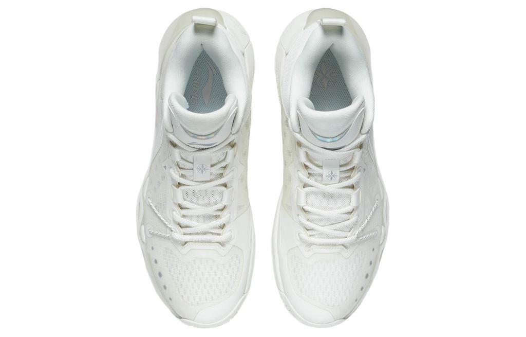 Li Ning Liren 2 Low Готовы к игре Устойчивые к истиранию Дышащие Низкие Баскетбольные кроссовки Мужские Туманно-белый ABAS039-5