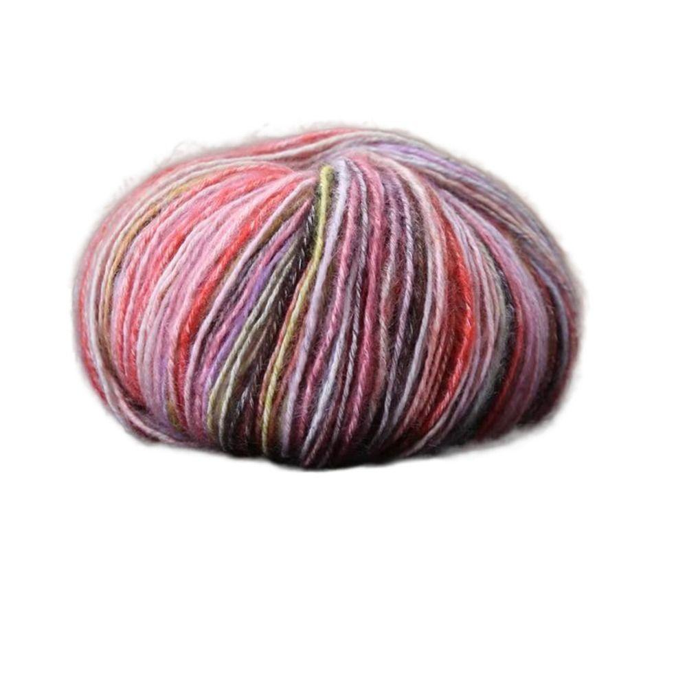 Супермягкая пряжа для вязания из шерсти, разноцветная пряжа для ручного вязания, многоцелевая удобная пряжа для вязания крючком