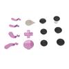 Replacement Thumbsticks Kit Sensitive Magnetic Metal Thumbsticks for Xbox One Elite Series 2 Silver