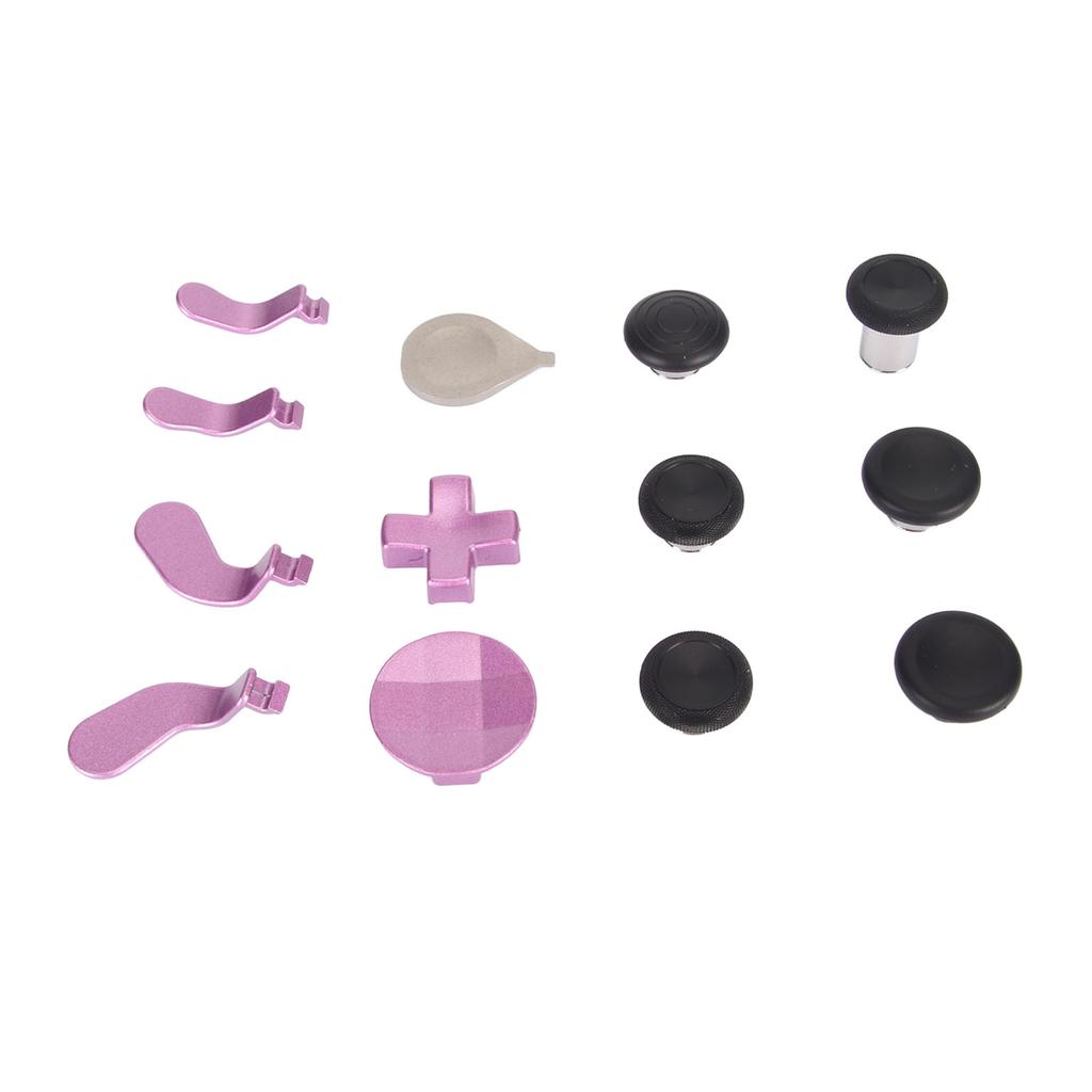 Replacement Thumbsticks Kit Sensitive Magnetic Metal Thumbsticks for Xbox One Elite Series 2 Silver