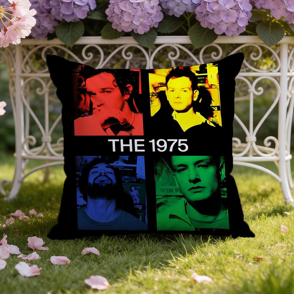 Подушка с чехлом для подушки The 1975S, двойного назначения для дома и автомобиля: Двусторонняя конструкция для максимального комфорта