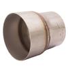 1pc Stainless Steel Piping Exhaust Reducer Connector 2.5" To 3" Universal