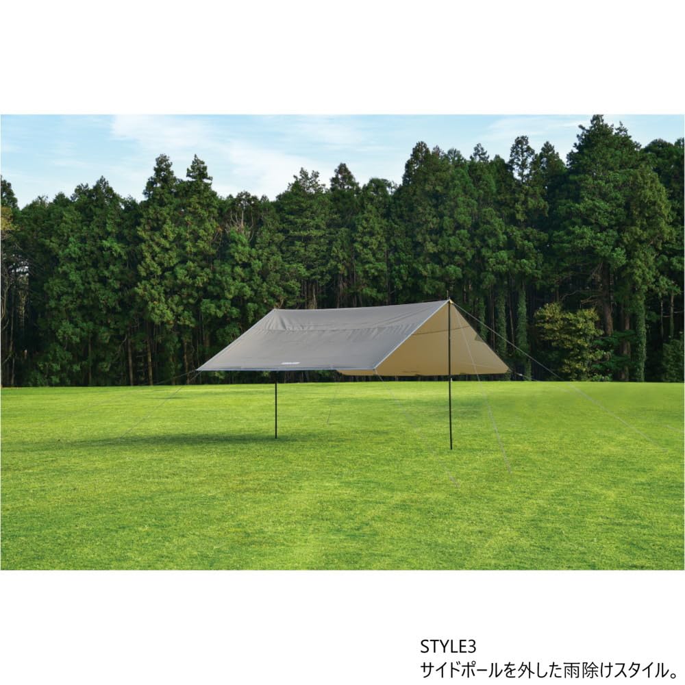 Брезент UNIFLAME REVO Square (Юнифрейм) 4×4 TC/TAN